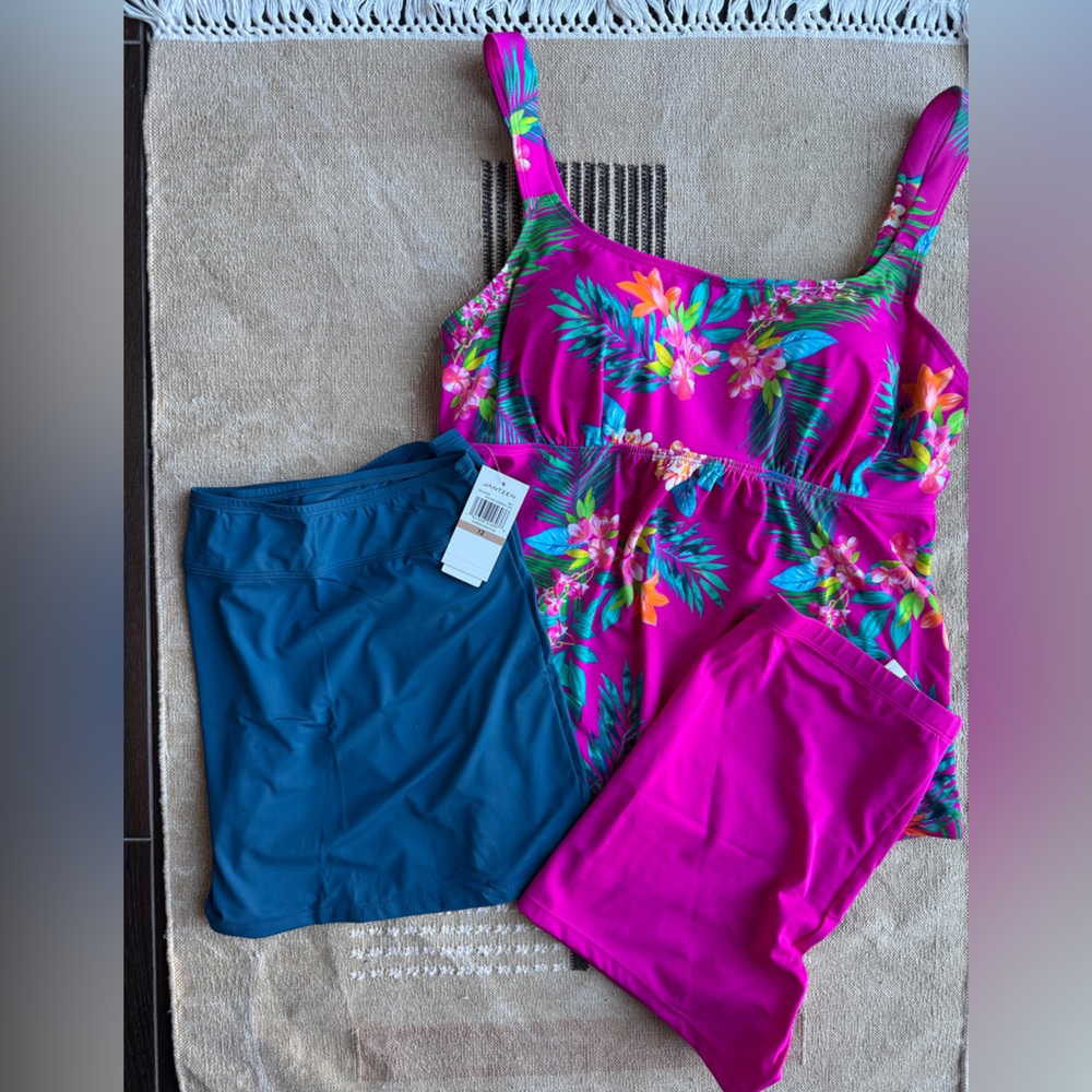 NWT 3 Piece Swim Bundle, Size 12